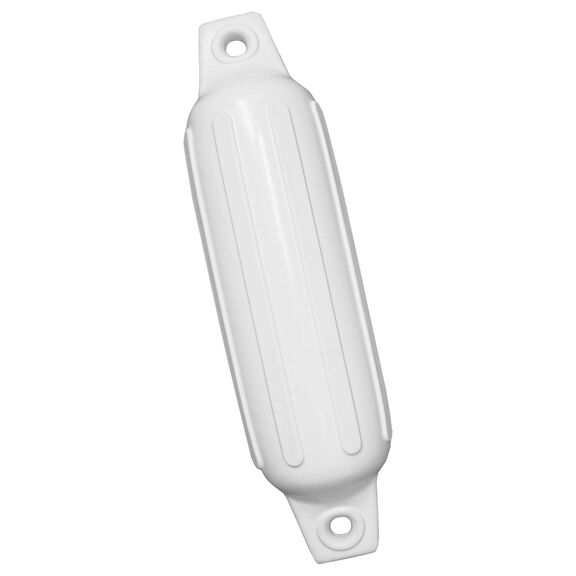 6" X 22" BoatGuard Fender 4-Pack with Rope, White image number 1