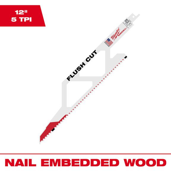 Flush Cut SAWZALL&reg; Blade image number 0