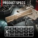 Slayer Pro Rechargeable 1150 Lumen Flashlight, Dune image number 2