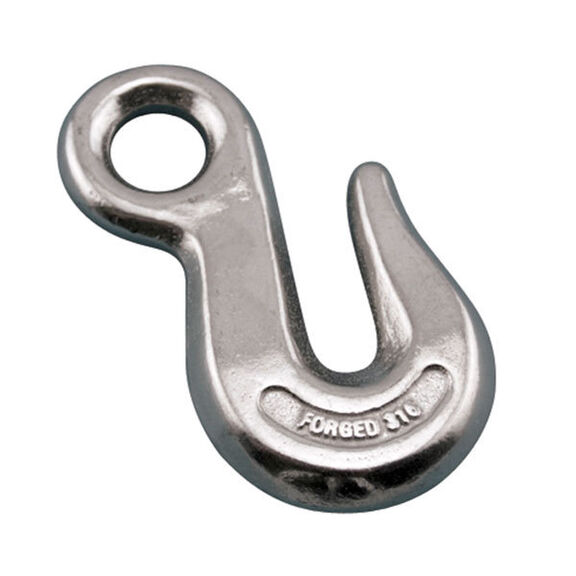 3/8" Eye Grab Hook Stainless Steel image number 0