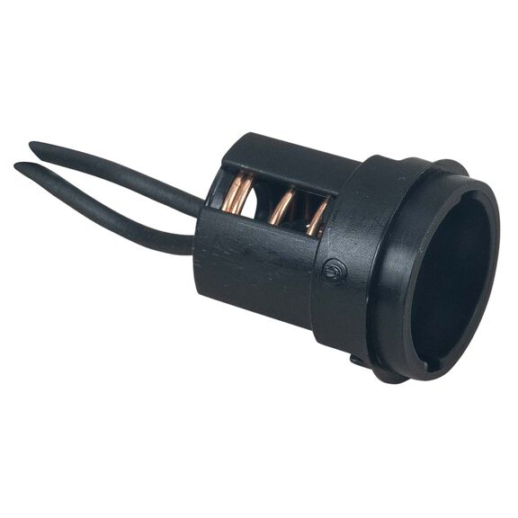 PERKO&reg; Double Contact Bayonet Socket - Black Polymer Body image number 0
