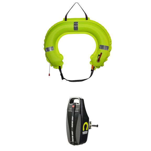 Jon Buoy Inflatable Horseshoe, Black Case image number 0