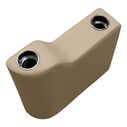 Wise DLX3010-207 DLX Series Pontoon Right Radius Arm Rest - Neutral image number 1