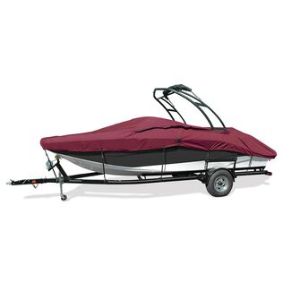 V-Hull Tower Bow Rider Cover, I/O, Burgundy, Hot Shot, 19'5"-20'4", 102" Beam