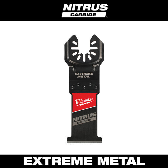 NITRUS Carbide Extreme Metal Universal Fit OPEN-LOK Multi-Tool Blade, 1-Pack image number 0