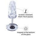 Magnetic Plastic Champagne Glasses, Set of 2 image number 2