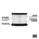 HEPA Dry Filter Kit - M18&trade; Compact Vacuum, 2-Pack image number 1