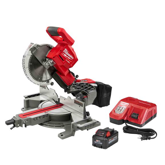 M18 FUEL&trade; 10" Dual Bevel Sliding Compound Miter Saw Kit image number 0