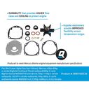 8M0100526 Water Pump Repair Kit, Mercury and Mariner Outboards and MerCruiser Stern Drives image number 2