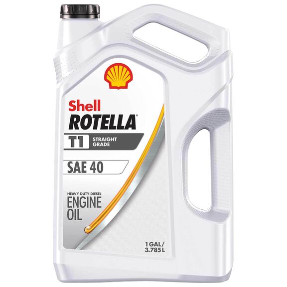 Shell Rotella T1 SAE 40 Conventional Heavy Duty Diesel Engine Oil, 1 Gallon image number 0