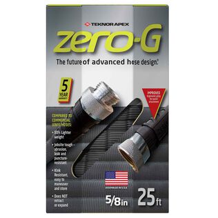 25' Zero-G Water Hose, 5/8"