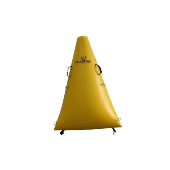 59" Yellow Regatta Triangle Buoy image number 0