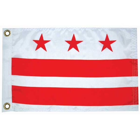 Washington DC State Flag, 12" x 18" image number 0