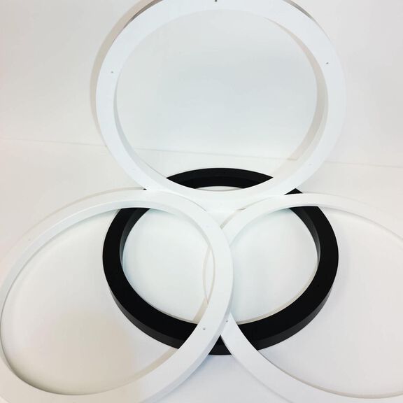 .25" Black JL Audio 12" M7 Subwoofer Spacer Ring (Sold Individually) image number 0