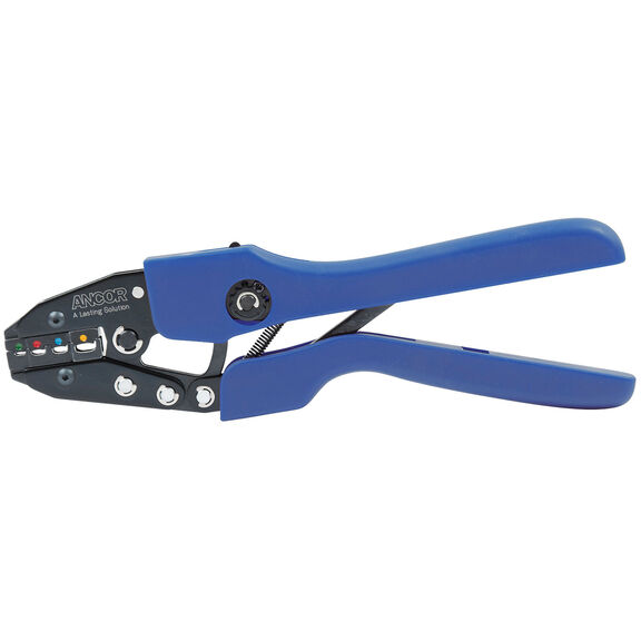 Double Crimp Ratcheting Wire Terminal Crimper image number 0