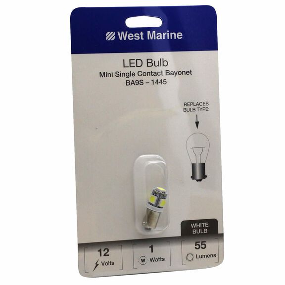 Mini Single Contact Bayonet BA9S-1445 LED Bulb image number 0