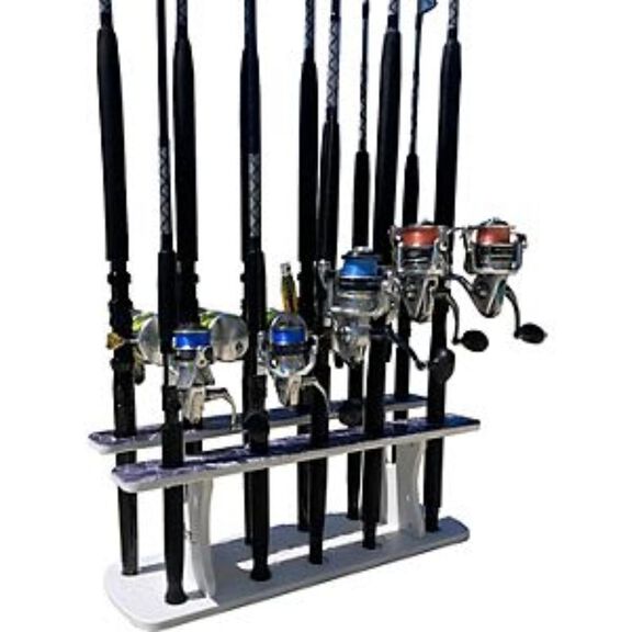 Reel Salty 11 Rod 2 Tier Floor Rack image number 1