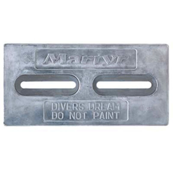 Diver&rsquo;s Dream Zinc Anode (X-Thick), 12" L x 6" W x 1" Thick image number 0