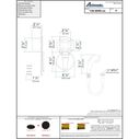 Recessed Shower- Arctic White Cup & Lid, Small Arctic White Sprayer, 6' White Rubber Hose image number 2