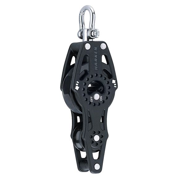 75mm Carbo Fiddle Ratchet Block with Becket image number 0