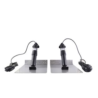 Stainless Steel Trim Tab Kit with 9LX12W Trim Tabs, No Control