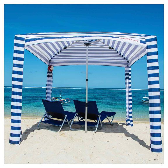 5 Cabana, Large with Navy Stripes image number 3