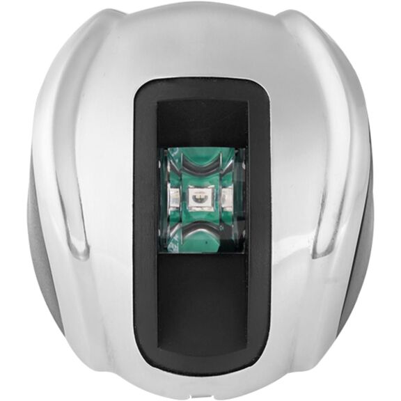 SEAFLO Vertical Deck Mount Starboard Navigation Light Green LED 2NM image number 1