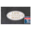 18" x 30" PVC Spray Print Boarding Mat, Life is Better on the Boat image number 3