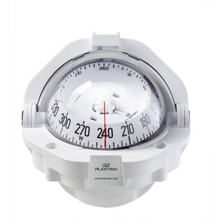 Offshore 105 Compass, White with White Conical Compass Rose