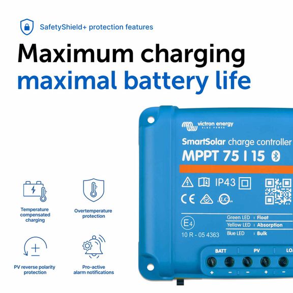 Victron Energy SmartSolar MPPT 75/15 Retail image number 1
