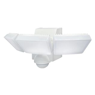 IQ America Battery Operated LED Indoor/Outdoor Motion Security Flood Light, 1200 Lumens