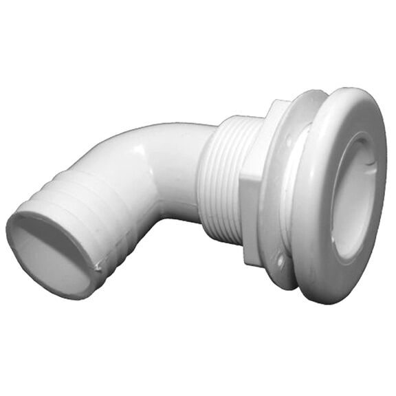 1 1/2" Thru-Hull , 90&deg; with Hose Barb image number 0