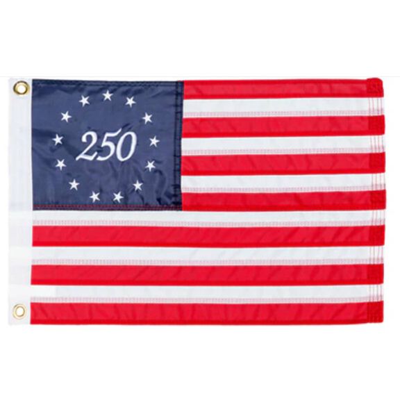 12" x 18" 250 Years of Freedom American Flag image number 0