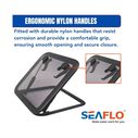 SEAFLO 01-Series 22.5" x 22.5" Black Aluminum Square Deck Hatch image number 5