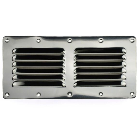 Flat Louvered Ventilator, 4-1/2"H x 9"W image number 0