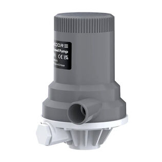 COMMODORE 1600 GPH Dual Port Livewell/Baitwell Pump, 12V