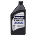 Mercury Racing 25W-50 4-Stroke Synthetic Blend High Performance Marine Engine Oil, 1 Quart image number 0