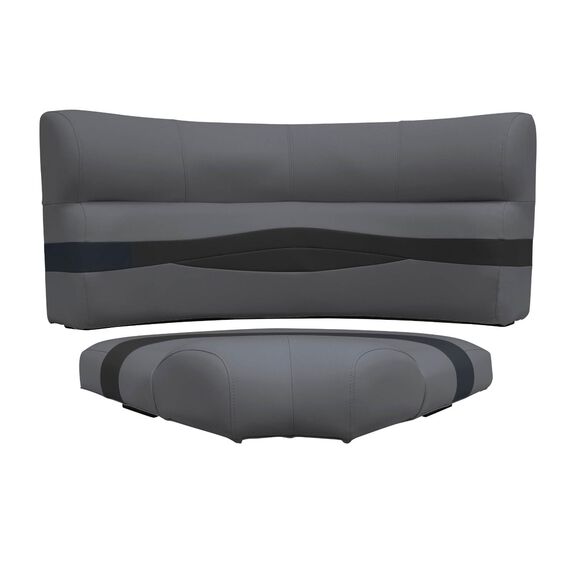 Premier Series Pontoon 32" Bow Radius Corner Cushion Set image number 5