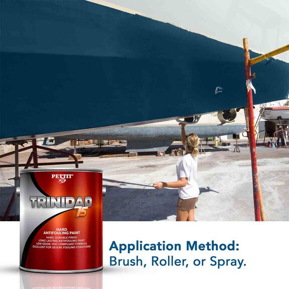 Trinidad 75 Antifouling Paint, Black, Gallon image number 5