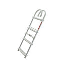 4-Step Gunwale-Mount Boarding Ladder, 7" Hook, White Steps image number 2