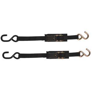 1" x 4' Ratchet Transom Tie-Down, 1 Pair