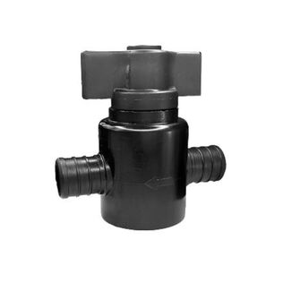3/4" Barb STRAIGHT Stop Valve