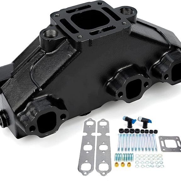 18-1953-2 Manifold - Port or Starboard - With Gaskets and Mounting Package for MerCruiser Sterndrives image number 0