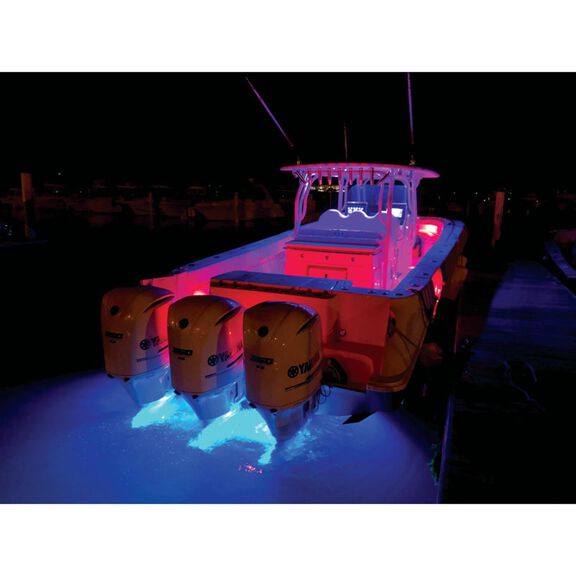 SeaBlaze X2 LED Underwater Light Full-Color Spectrum, Polished Bezel image number 4