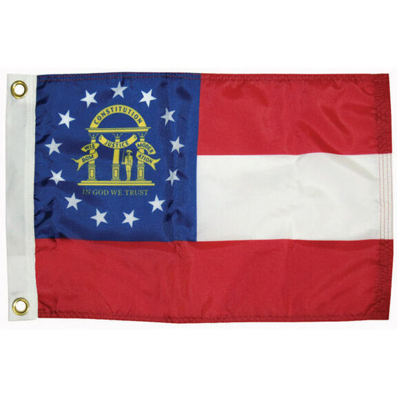 Georgia State Flag, 12" x 18" image number 0