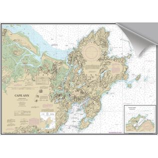 Cape Ann Decorative Nautical Chart