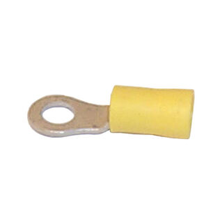 12-10 AWG Ring Terminals, #10, Yellow
