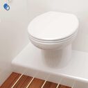 Sanimarin31 Low Profile Automatic Electric Marine Macerting Toilet, Porcelain Bowl, 24 Volt image number 2