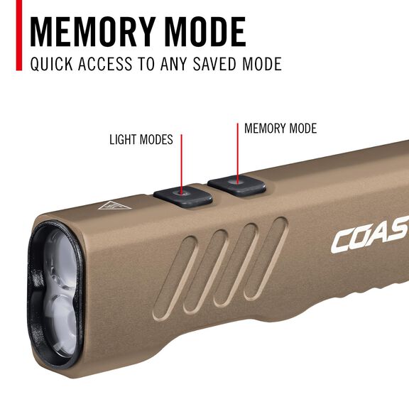 Slayer Pro Rechargeable 1150 Lumen Flashlight, Dune image number 5