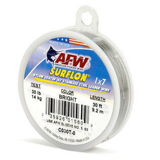 Surflon Nylon Coated Stainless Leader Wire, Camo Brown